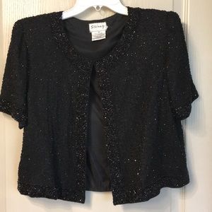 Beaded top/jacket